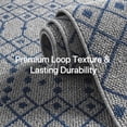 thumbnail image 4 of DEORAB Outdoor Rug 5'x 8' Polypropylene Surface Washable UV-Resistant Carpet Patio Deck Porch，Grey, 4 of 12