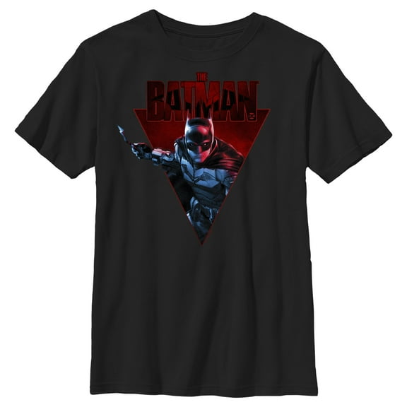 Boy's The Batman Ready for Action  Graphic Tee Black X Small