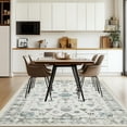 thumbnail image 7 of FENGGUIQU Area Rugs Washable Soft Non-Slip Low Pile Stain Foldable Carpet for indoor and outdoor Blue 95.89x119.87in, 7 of 7