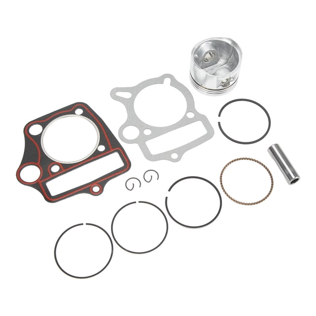 Engine Piston Kit, Strict Standard Rugged Metal Universal Perfect Fit Piston Rings Gasket Set For 110cc 125cc ATV Dirt Pit Bike Go Kart