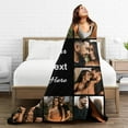 thumbnail image 5 of Custom Blanket with Picture Text Customized Blankets with Photos Customizable Personalized Blankets and Throws for Adult Kid Birthday Christmas Valentines Day Memorial Gift,, 5 of 6