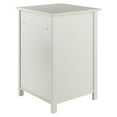 thumbnail image 6 of Winsome Delta Home Office File Cabinet, White Finish, 6 of 10