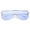 Silver / Blue, variant on sunglassLA Unisex Futuristic Rimless Metal Crossbar Colored Mono Lens Shield Sunglasses 62mm (Silver / Pink) - 62mm