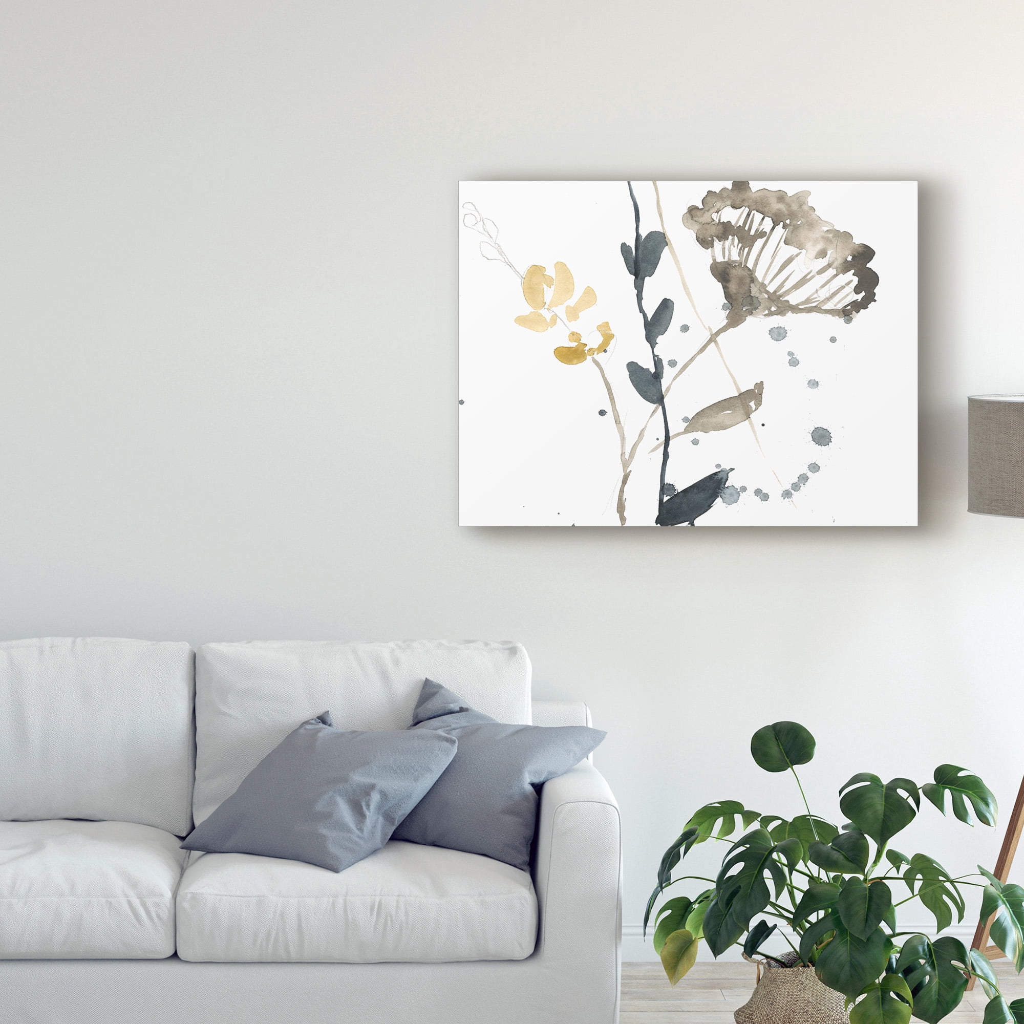 Branch Contours VI' Canvas Art by Jennifer Goldberger