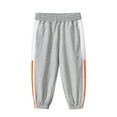 thumbnail image 2 of Godderr Kids Boys Girls Cotton Jogger Pants for Toddler Sweatpants Pants Comfortable Soft Autumn Winter Pants for 1-9Y, 2 of 5