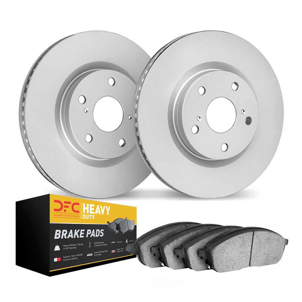 Dynamic Friction Company 4202-47035 DFC Geospec Rotors with Heavy Duty Brake Pads