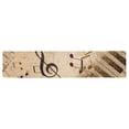 thumbnail image 3 of MKHERT Retro Music Pattern Table Runner for Kitchen Wedding Party Home Decor 16x72 inch, 3 of 4