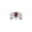 Garnet, variant on Men's Rings Sterling Silver Rings Classic Designer Style 8X6MM Oval Gemstone & Diamond Ring Ruby July Birthstone Rings For Men, Size 8