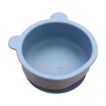 thumbnail image 2 of Nkmbld Silica Bowl Food Grade Cartoons Bear Shape Cutlery Bottom with Suction Cups, Dessert Bowls for Serving Soup, Oatmeal, Pasta and Salad, Blue, 2 of 8
