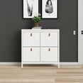 thumbnail image 5 of Tvilum Madrid 4 Drawer Shoe Cabinet, White, 5 of 18