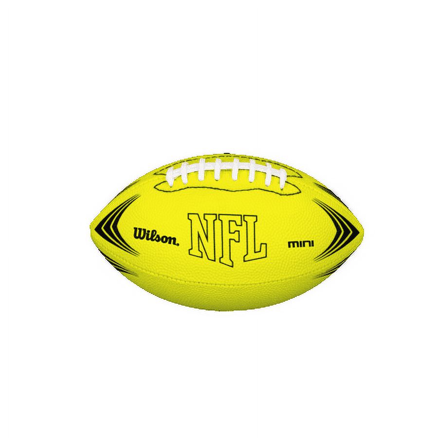 Wilson Sporting Goods NFL Mini Rubber Youth Football, Yellow - image 4 of 4