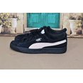 thumbnail image 1 of PU & MA Suede Women's Black/Pink Lace Up Sneakers US Size 9, 1 of 6