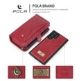 thumbnail image 2 of for Samsung Galaxy S23 Ultra Case, for Samsung S23 Ultra Wallet Case, Premium PU Leather [Magnetic Flip] [Zipper Pocket] [Wristband] [Card Holder] Detachable Case for Galaxy S23 Ultra,Red, 2 of 12