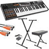 M-Audio Code 49 49-Key USB/MIDI Keyboard Controller + Stand, Bench, Pedal & More