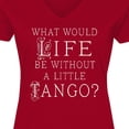 thumbnail image 4 of Inktastic Ballroom Dancing Tango Dancer Women's V-Neck T-Shirt, 4 of 5