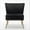 Black, variant on US Pride Furniture Corisha 25"W Velvet Armless Accent Living Room Chair, Orange Red