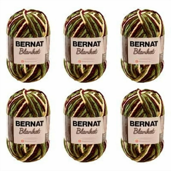 6 Pack: Bernat Blanket Yarn