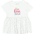 thumbnail image 3 of Inktastic Live Love Aloha Girls Baby Dress, 3 of 5