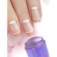 thumbnail image 3 of Almohadilla para estampar uñas, herramienta para estampar uñas, accesorios de manicura, sello de silicona en gelatina, diseño de uñas francesas fácil, sello de manicura, impresión, 3 of 6