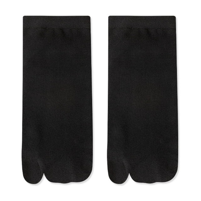 Black Socks Split Toe Design Separates Toes Bunion and A Bunion Pad Toe Friction and Hallux Valgus