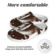 thumbnail image 6 of Wukai Vintage Husky Dog Print Women's Indoor Bedroom Slipper Slip On Shoes, Unisex House Shoes with Anti-Skid Sole for Men, Gift for Women Men-46/47, 6 of 7