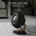 thumbnail image 2 of Vornado VHEAT Alchemy Vintage Space Heater, Retro Metal Design, Gunmetal, 2 of 6