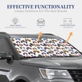 thumbnail image 4 of Sikiie Cartoon Monster Trucks1 Print Foldable Car Windshield Sun Visor, Car Window Sunshade Suitable for Sedan, SUV and Truck Car Accessories-Large, 4 of 6