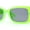 Green, variant on Frost Neon Glo Mod Fashion Rectangular Clout Plastic Sunglasses Yellow