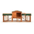 Prevue Pet Products Rabbit Hutch with Double Run 4600