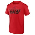 thumbnail image 2 of Men's Red Chicago Bulls Greatest Dad T-Shirt, 2 of 3