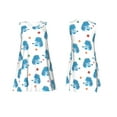thumbnail image 7 of Yiaed Cartoon Poodle Dog Print Women's Sleeveless Dress, Loose Fit Summer Dress, Casual Sleeveless Dress for Women, 7 of 7