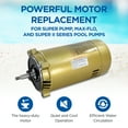 thumbnail image 3 of Hayward SPX1607Z1M, 1HP, Induction Electric Motor, 3 of 7