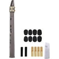 thumbnail image 1 of Key of C Two Octave Range Pocket Travel Saxphone, Portable Compact Woodwind Saxophone Instrument, Beginner/Amateurs Music Lovers/Instrument Players，8-Hole Simple Saxophone, 1 of 8