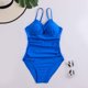 thumbnail image 4 of Traje de Baño Cómodo de Camisola de las Mujeres, Traje de Baño Sexy de Color Sólido de Moda para la Playa Y la Piscina, 4 of 4