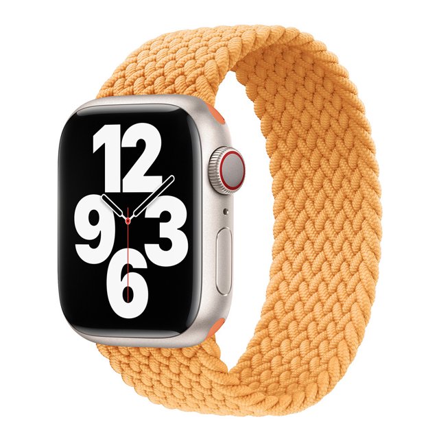 Adecuado para Apple watch apple watch9 correa SE87654321 generación correa de nailon tejida de un solo círculo elástico