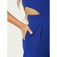 thumbnail image 5 of INSPIRE CHIC Elegant Jumpsuit for Women's Sleeveless Backless Cutout High Waist Wide Leg Pants Romper, 5 of 5
