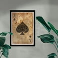 thumbnail image 2 of Wynwood Studio 'Ace of Spades' Entertainment and Hobbies Framed Wall Art Print - Black, Brown, 2 of 4