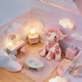 thumbnail image 4 of 20 Inch Jumbo Pink Cow Plush with Soft Fur: Cute Highland Cow Stuffed Animal for Valentines, 4 of 6