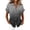 Gray, variant on ASDFVBKG Linen Tops for Women Summer V Neck Short Sleeve Gauze Button Down Shirts Casual Loose Fit Shirts for Beach Vacation Light Blue M