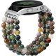 thumbnail image 1 of wonima44 Natural Stone Bracelet Beaded Band Women 20mm Compatible with Samsung Galaxy Watch 7/6/5/4/Active 2/4 Classic/6 Classic/5 Pro/FE 40mm 42mm 43mm 44mm 45mm 46mm 47mm, 1 of 1