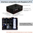 thumbnail image 5 of 52Pi N16 PCle Metal Case for Raspberry Pi 5 Compatible with N16 Quad NVMe Expansion Board, 5 of 6