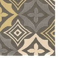 thumbnail image 4 of Linon Trio Emblem Hand Tufted Polyester 5'x7' Area Rug in Gray, 4 of 5