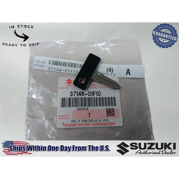 Suzuki OEM Dr-Z400 Drz 400 E S Sm DrzKey Blank A124 Type D - 37146-01F10