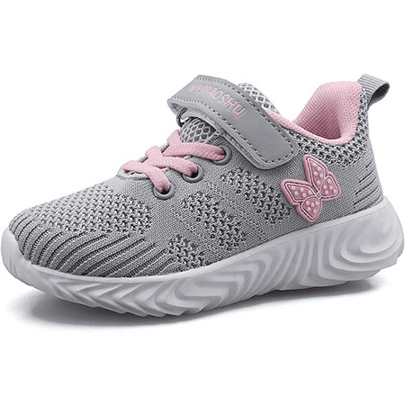 

Kid‘s Sneaker Breathable Lightweight Sport Shoes Hook & Loop Fastener Comfortable Walking Shoes