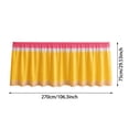 thumbnail image 2 of 6/9Ft x 29In Rectangular Teacher Desk Skirt Fabric Washable Back To School Table Cover For Classroom Bookshelf Cabinet Household Decor, 2 of 5