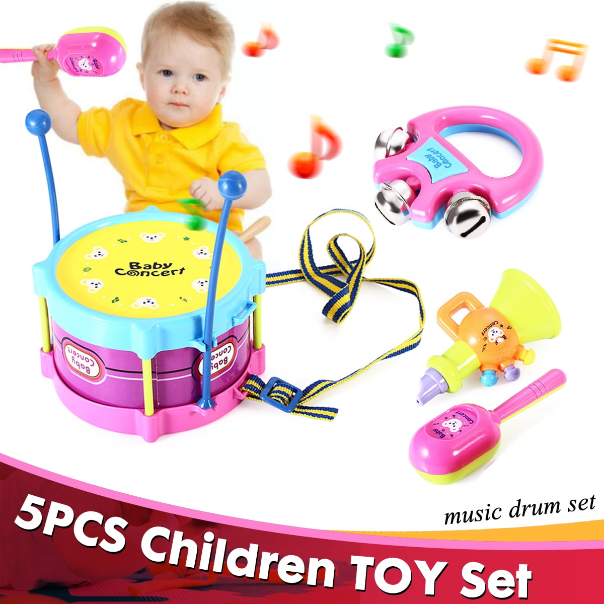toddler music toys band set