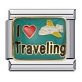 thumbnail image 2 of URING Travel Vehicle Car Aircraft Train Bus Cruise Ship Italian Charm Link Fit 9mm Bracelet Stainless Steel Jewelry DIY Making, 2 of 5