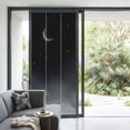 thumbnail image 3 of Night Stars Moon Window Privacy Film, Modern Abstract Art Cloud Fog Static Cling UV Sun Blocking Tint Film Heat Control Windows Films for Bedroom Bathroom, Window Stickers 35.4"x78.7", 3 of 7