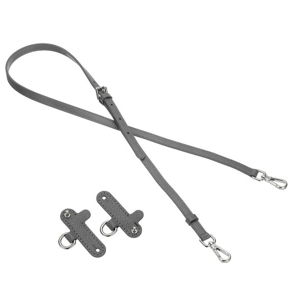 Leather Shoulder Strap, Adjustable Purse Straps Replacement Kit with Clasp for Handbag, Green