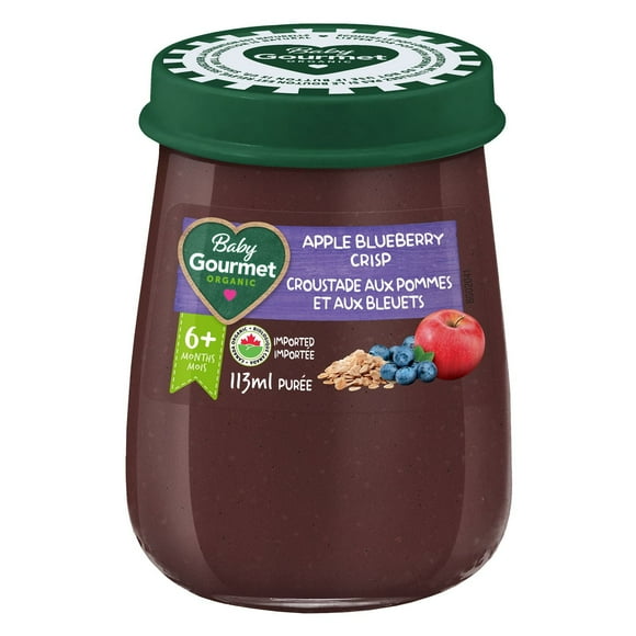 Baby Gourmet Organic Jar Apple Blueberry Crisp